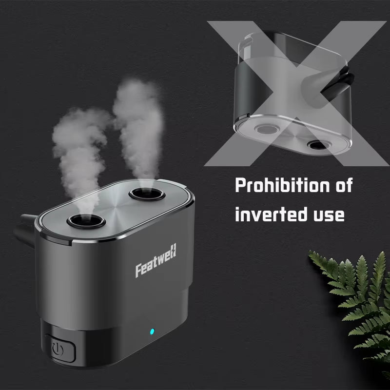 Smart Car Air Freshener with 10Ml Natural French Perfume, Three Adjustable Modes Smart Car Aroma Diffuser, Car Diffuse