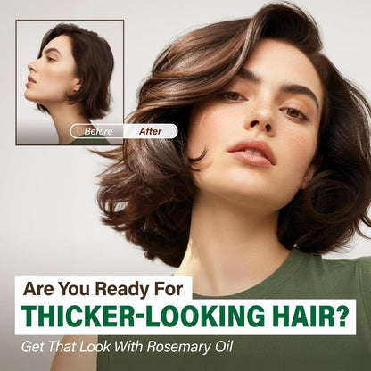 KUKKA Rosemary Essential Oil - 4 Fl Oz - Versatile Use for Hair, Skin, Diffusers, Aromatherapy, and Soap Making