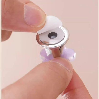 Flower Shaped Toilet Flush Handle Toilet Press Button Bathroom Accessories