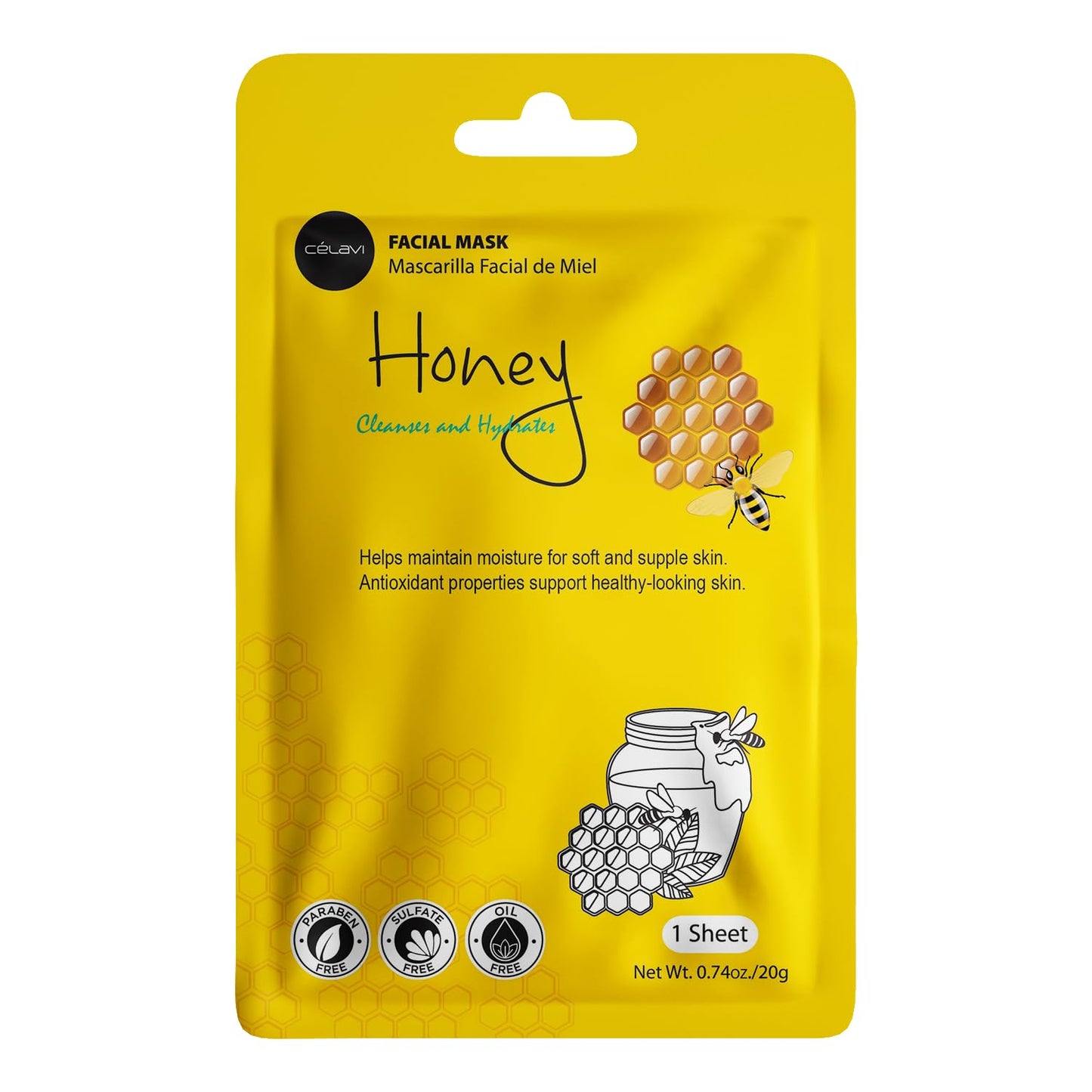 Essence Facial Sheet Mask Set - 12 Pack (Assorted, 2 of Each) - Korean Skincare for Moisturizing